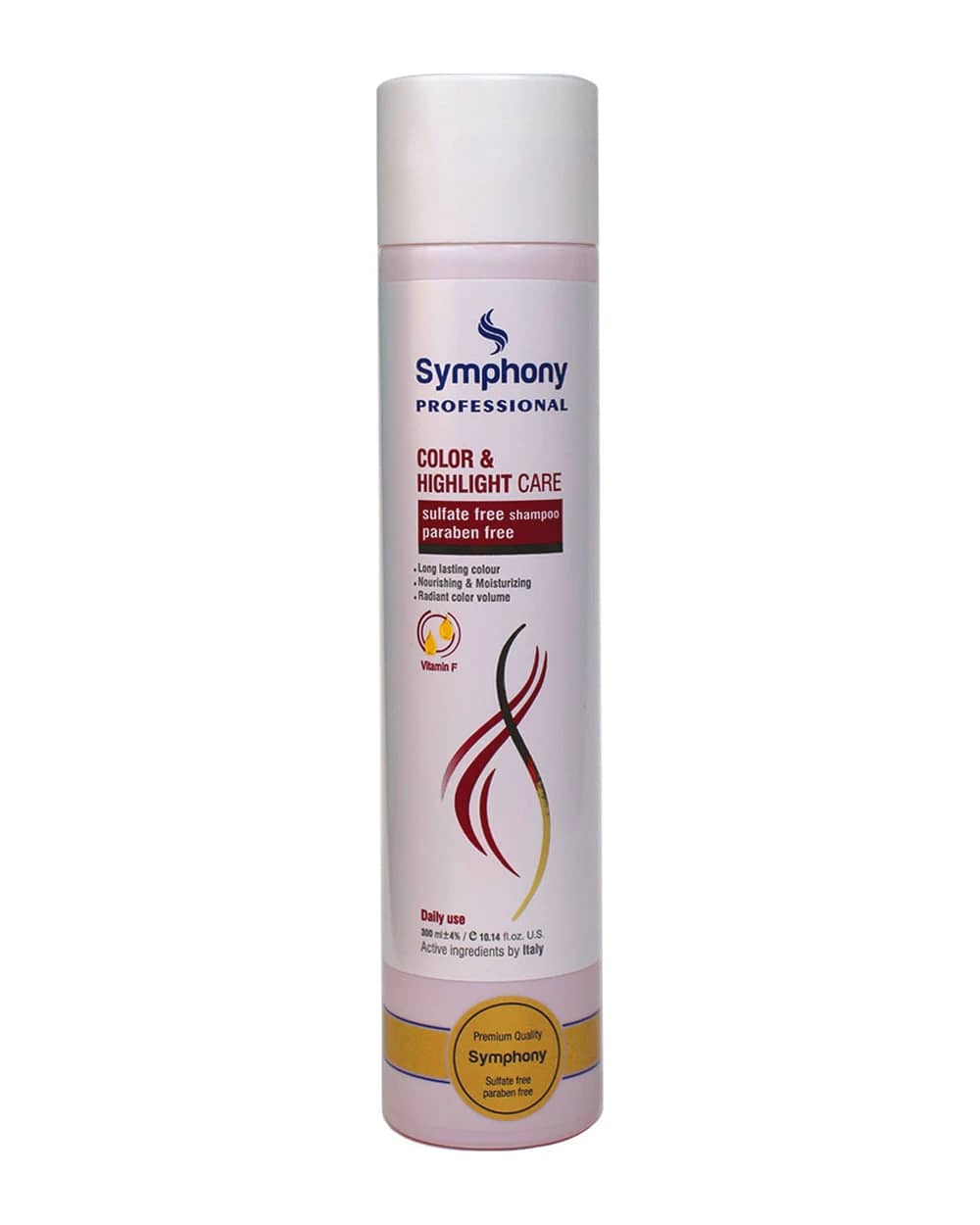 شامپو فاقد سولفات موهای رنگ شده و دکلره سیمفونی 300ml
