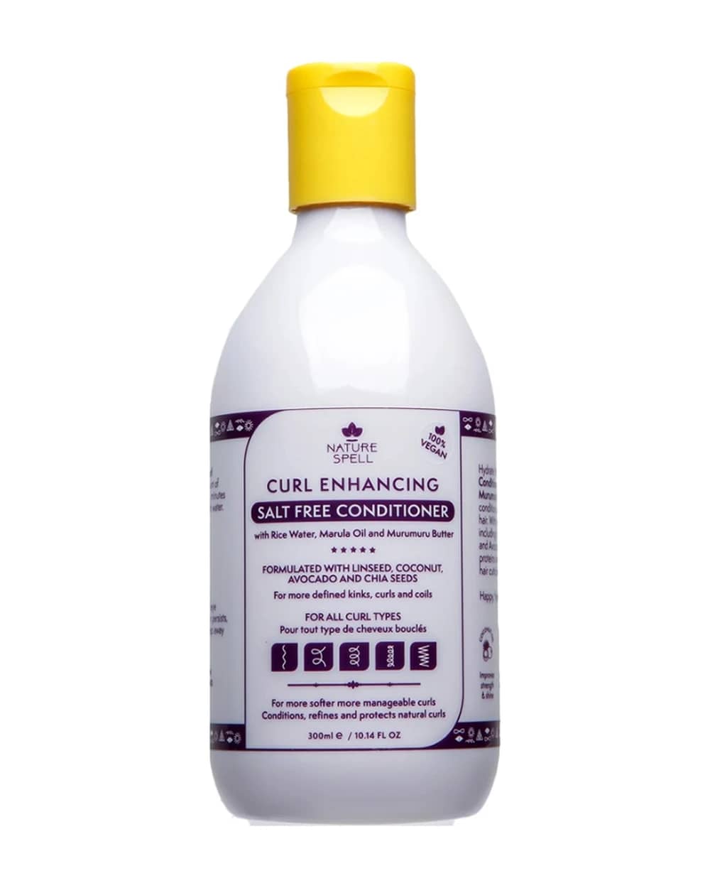 نرم کننده مو نیچر اسپل مناسب موهای فر و مجعد 300ml