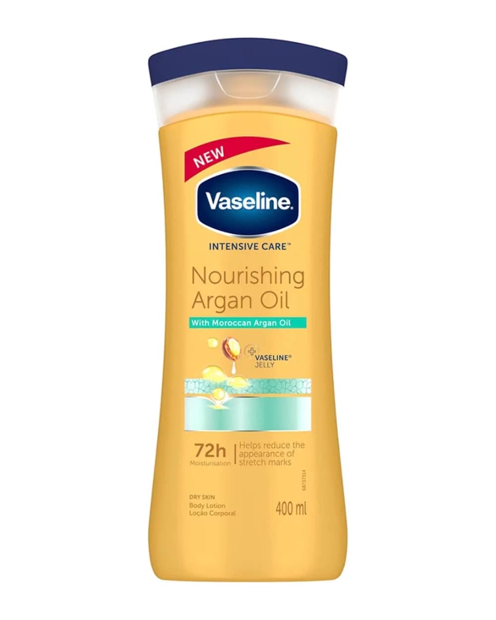 لوسیون بدن روغن آرگان وازلین 400ml