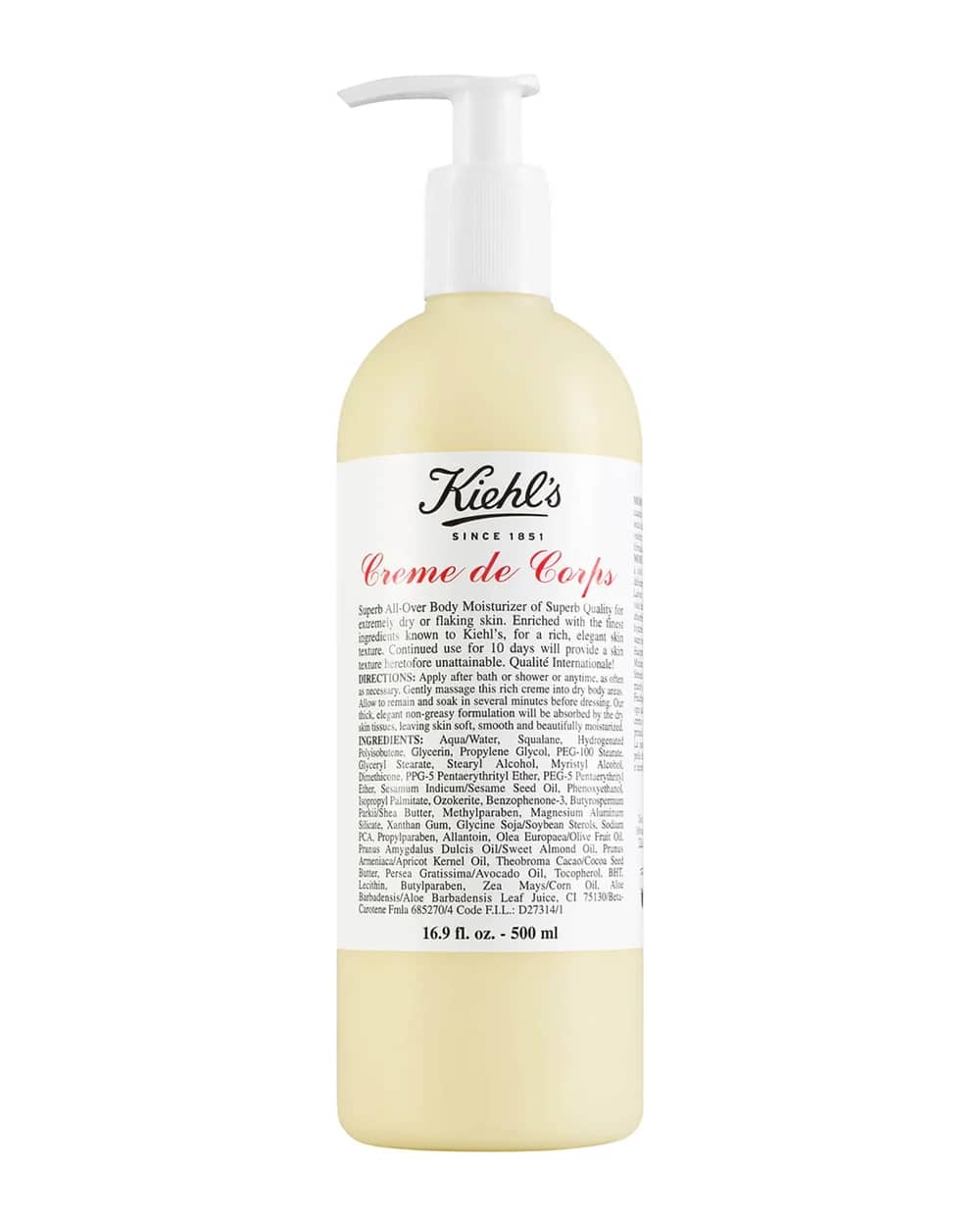 Creme De Corps 500ml - Super Size Kiehl's