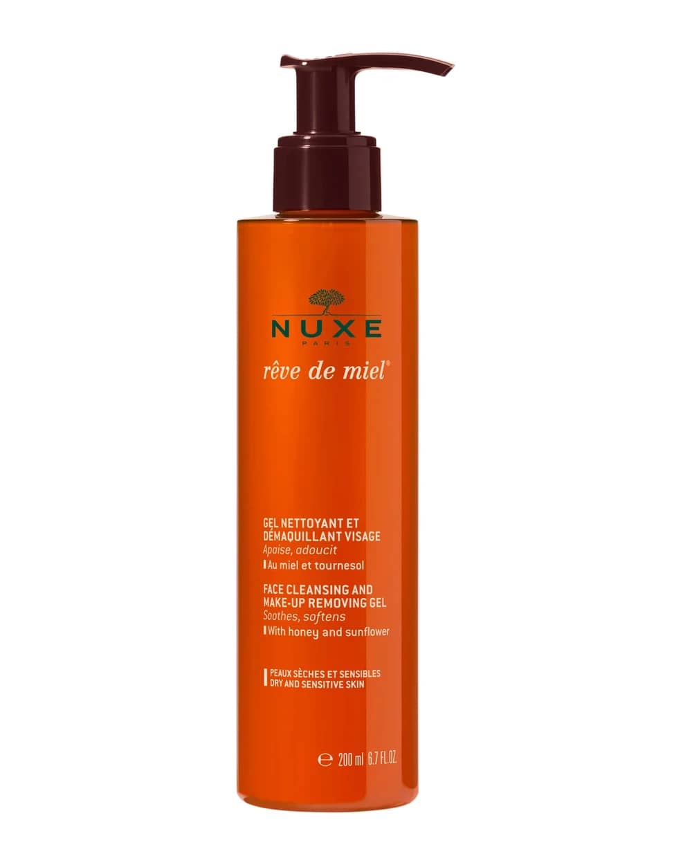 NUXE Rêve de Miel gel detergente e struccante 200 ml