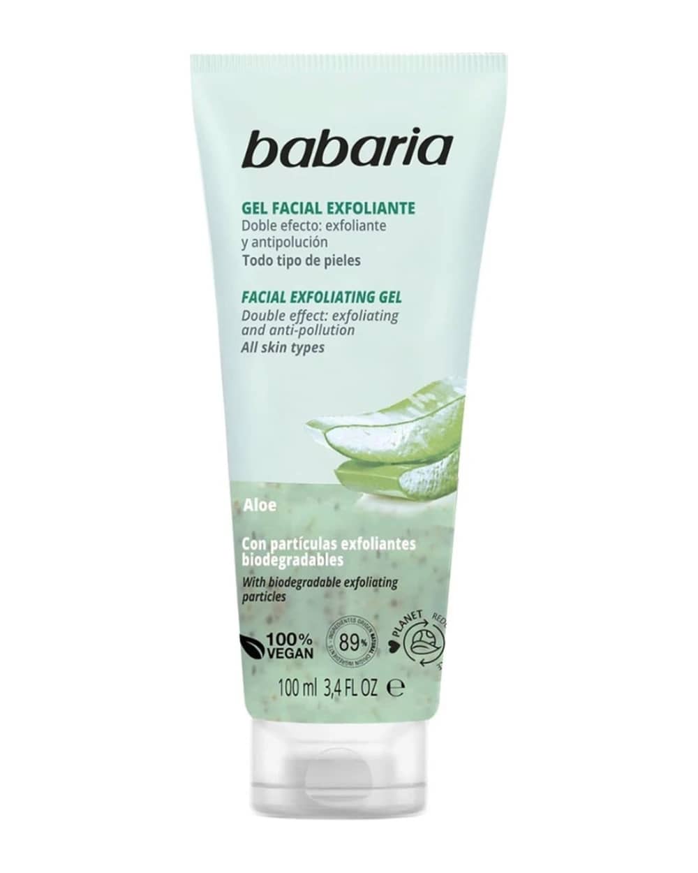 ژل اسکراب لایه بردار عصاره آلوئه ورا باباریا 100ml