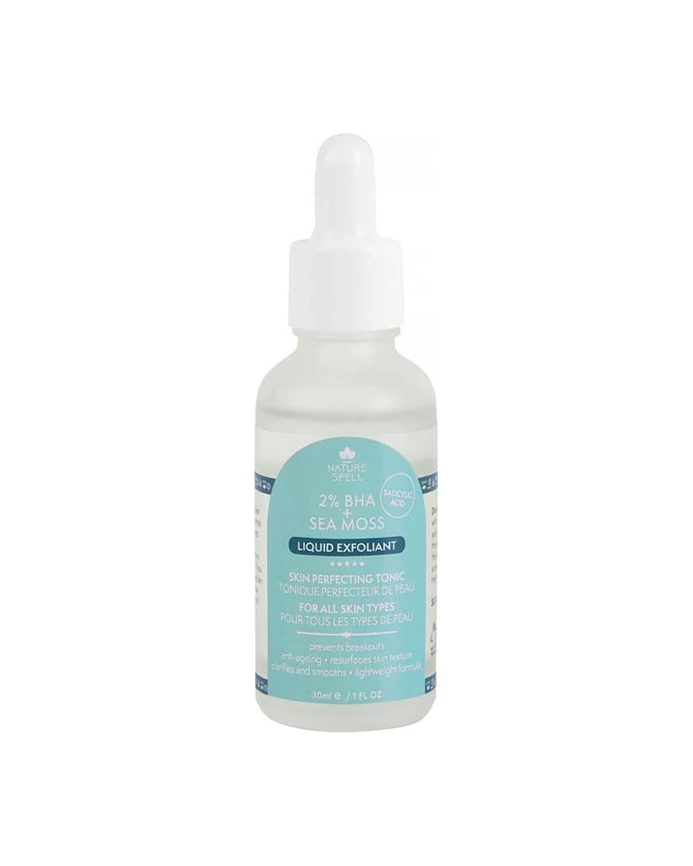سرم لایه بردار BHA 2% و خزه دریایی نیچر اسپل 30ml