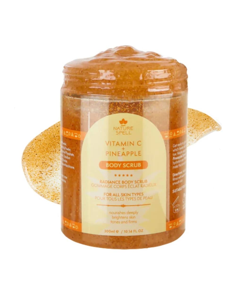 اسکراب بدن ویتامین سی و آناناس نیچر اسپل 300ml