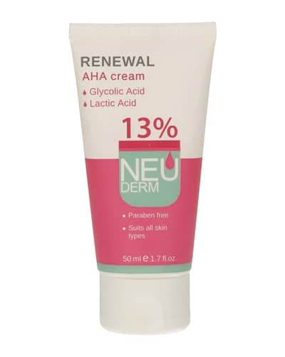 کرم لایه بردار Renewal AHA 13% نئودرم 50ml