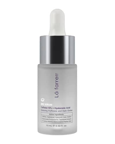 سرم دور چشم کافئین 10 درصد و هیالورونیک اسید لافارر 15ml