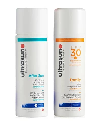 Ultrasun Family SPF 30 - Super Sensitive (150ml) and Ultrasun Aftersun