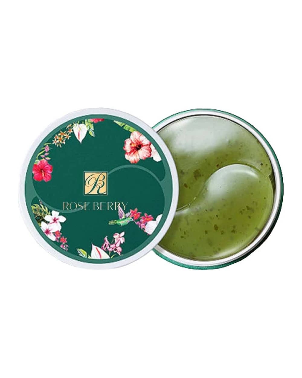 پچ زیر چشم چای سبز رز بری 60 عددی