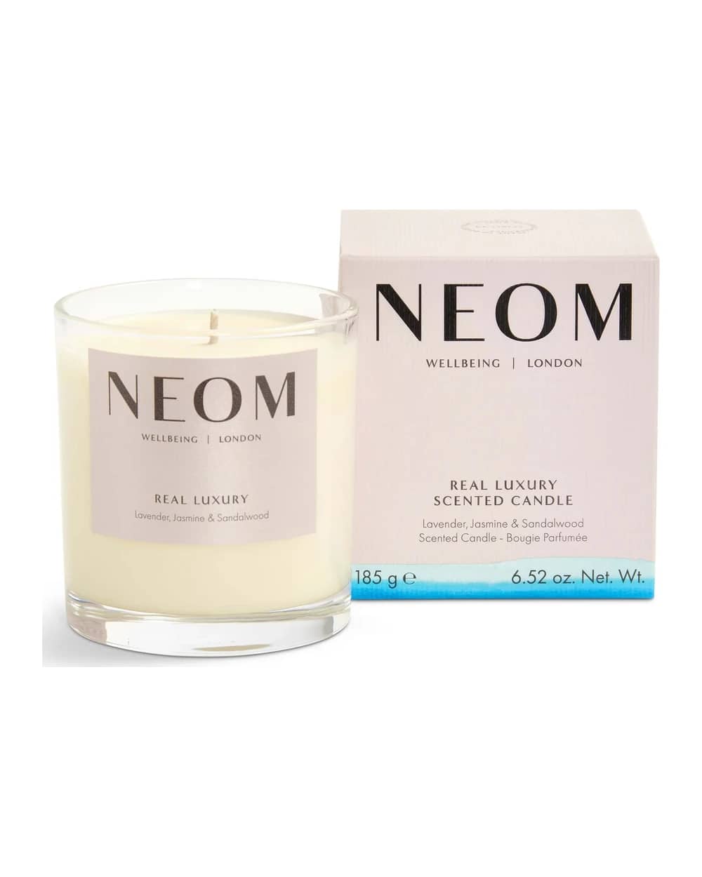 NEOM Real Luxury De-Stress candela profumata con 1 stoppino