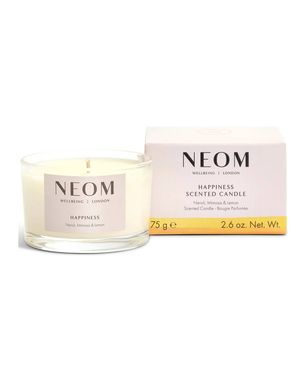 NEOM Happiness candela profumata formato da viaggio