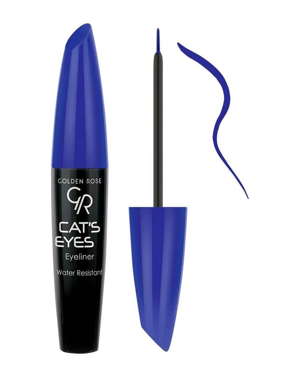 خط چشم مویی آبی گلدن رز Cats Eyes