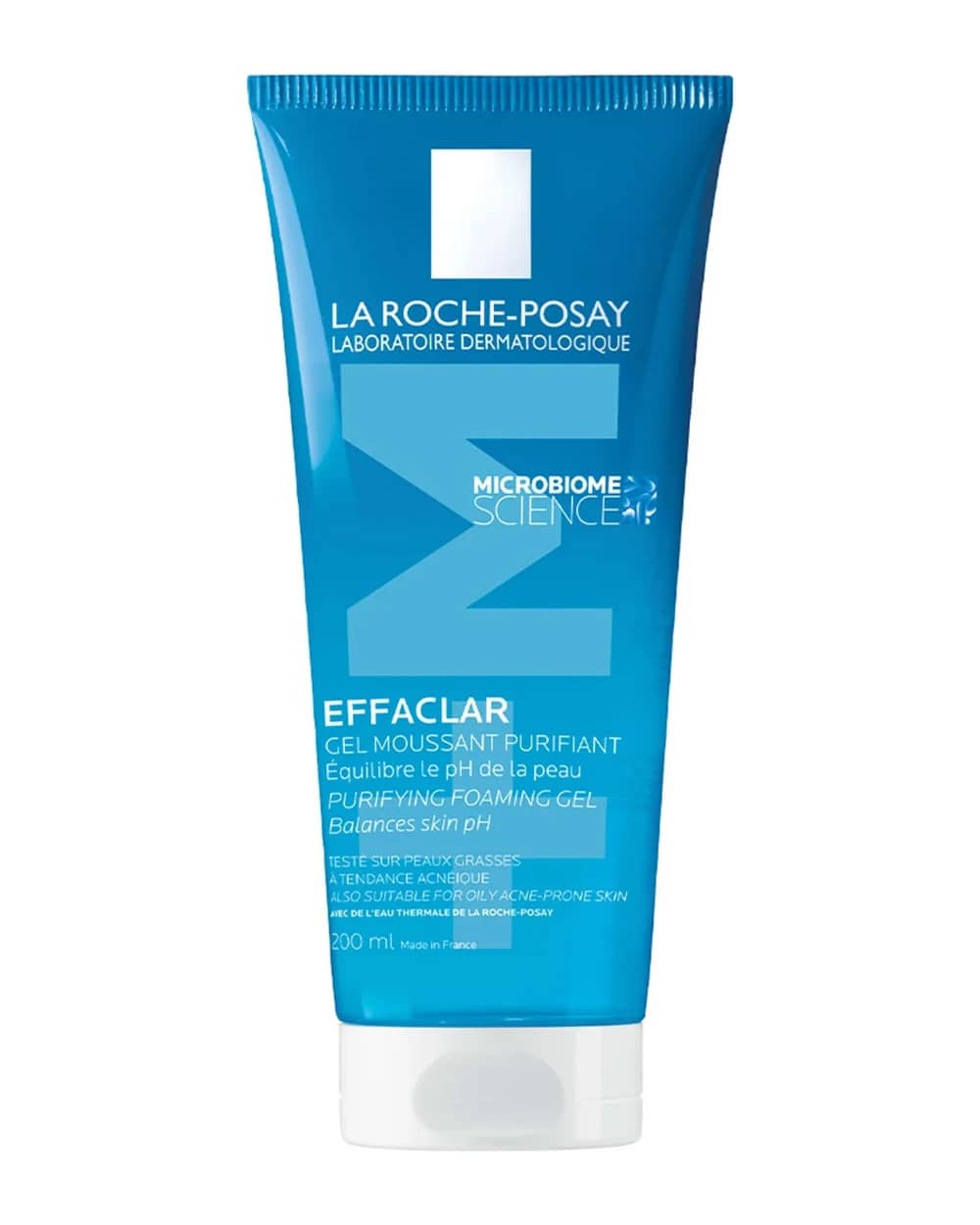 La Roche-Posay Effaclar Gel Detergente Schiumogeno per Pelle Grassa e Soggetta a Imperfezioni 200 ml
