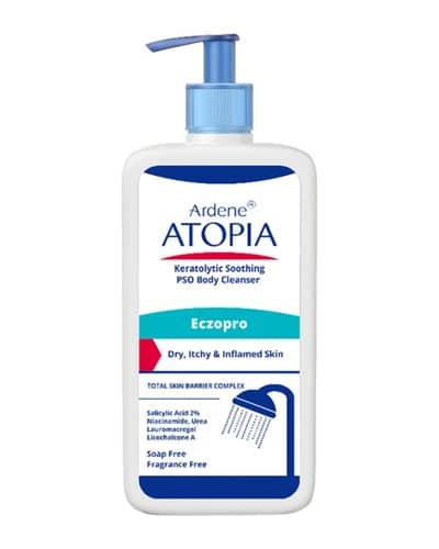 بالم شوینده بدن التیام بخش و لایه بردار پوست Eczopro آردن آتوپیا 500ml