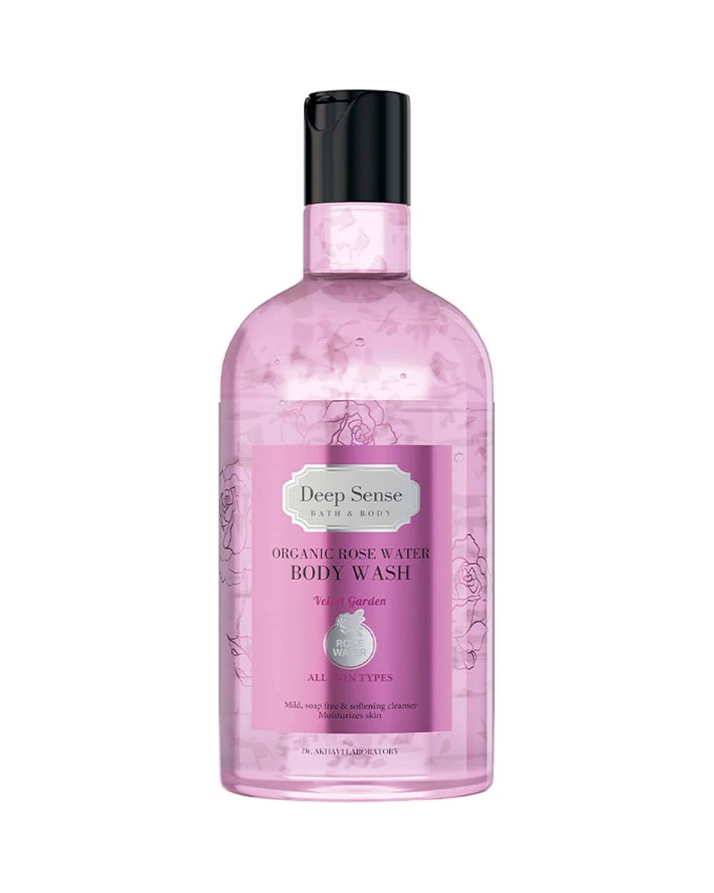 شامپو بدن انواع پوست گلاب دیپ سنس 400ml