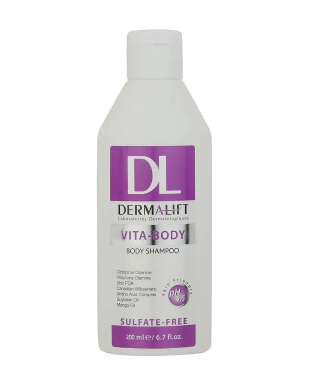 شامپو بدن ضد قارچ درمالیفت 200ml