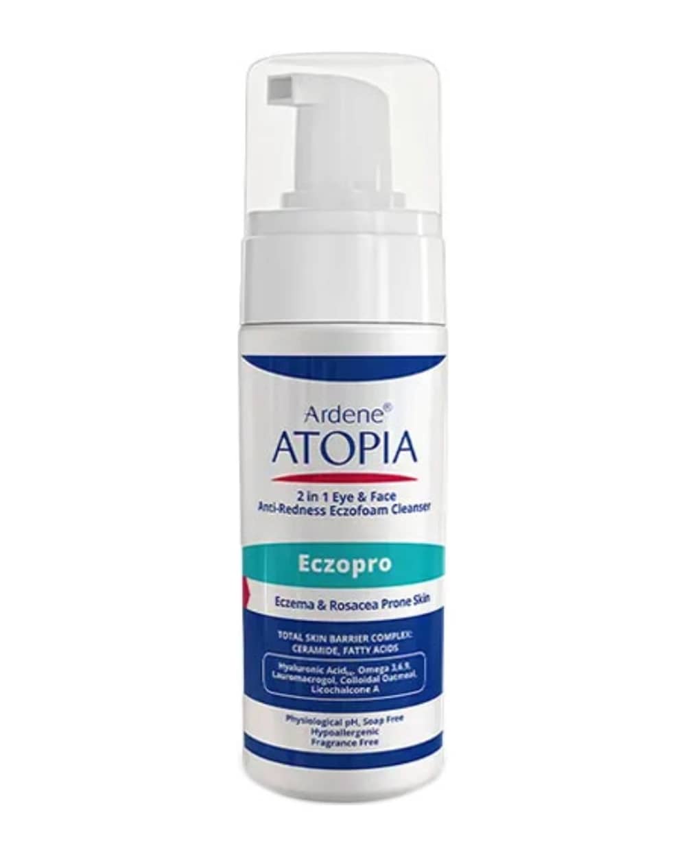 فوم شوینده ملایم صورت و اطراف چشم آردن آتوپیا 150ml
