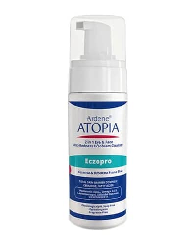 فوم شوینده ملایم صورت و اطراف چشم آردن آتوپیا 150ml