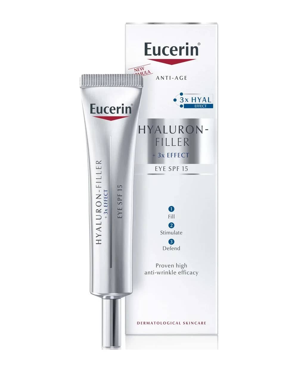 Eucerin® Anti-Age Hyaluron-Filler Eye Cream SPF 15 + protezione UVA (15ml)