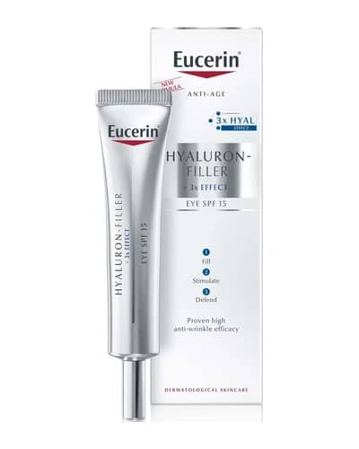 Eucerin® Anti-Age Hyaluron-Filler Eye Cream SPF 15 + protezione UVA (15ml)