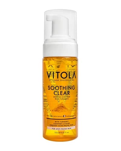 فوم شستشوی صورت عصاره زردچوبه Soothing Clear ویتولا 150ml