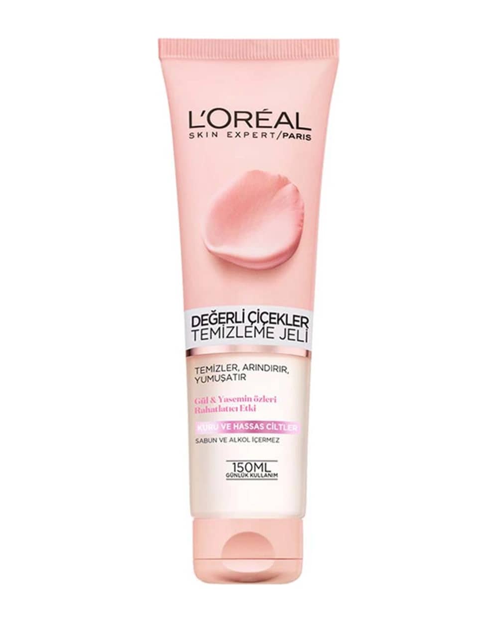 ژل شستشو عصاره گل مناسب پوست خشک لورال 150ml
