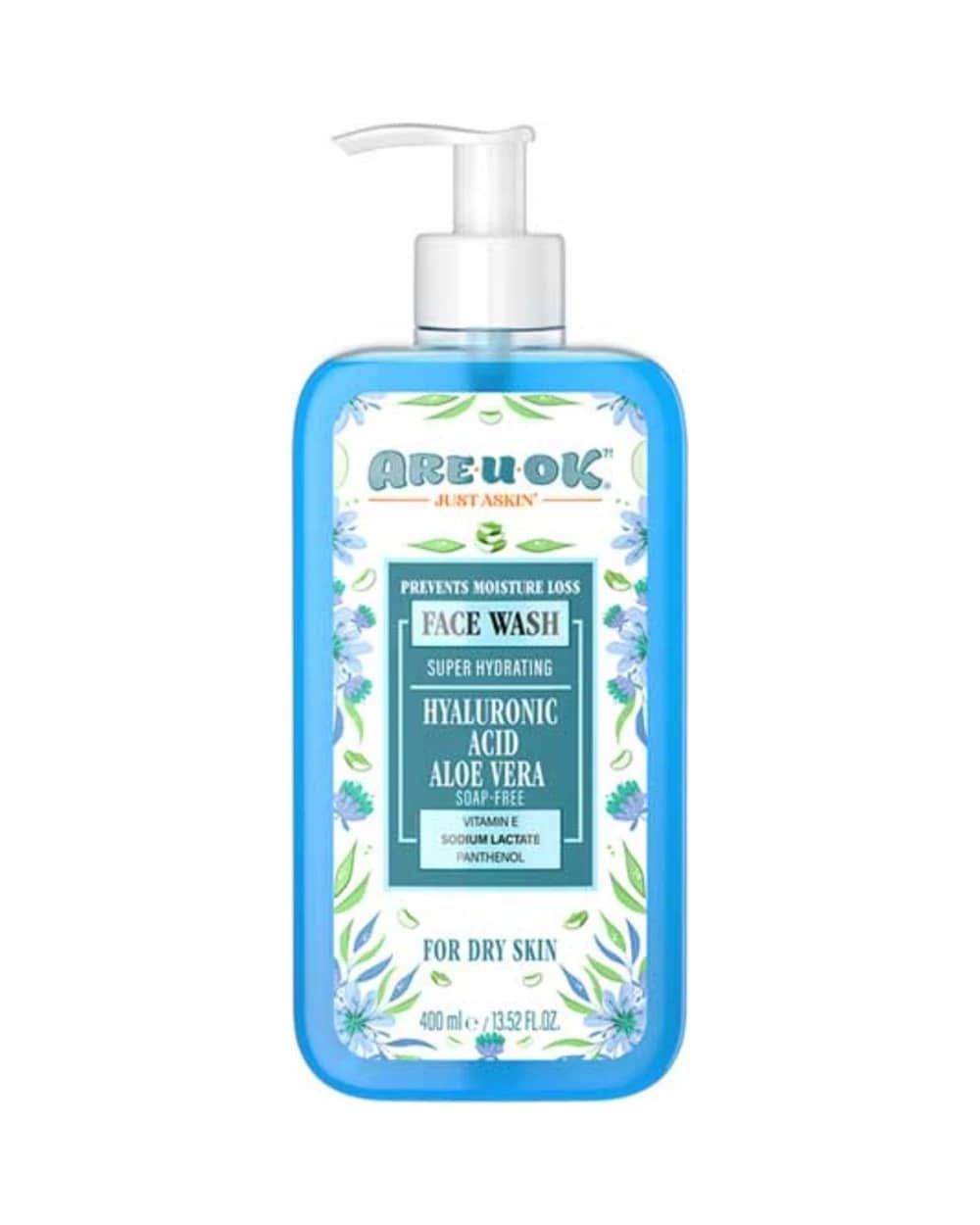 ژل شستشو صورت آر یو اکی پوست خشک 400ml