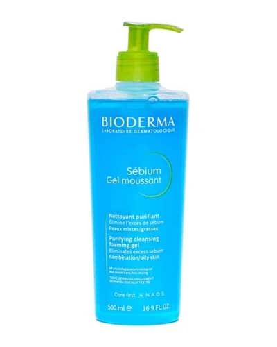 ژل شستشوی بایودرما پوست چرب و مختلط 500ml