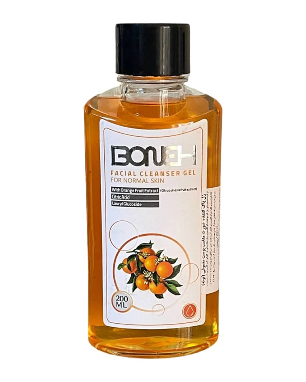 ژل شستشو پوست نرمال عصاره پرتقال بونه 200ml
