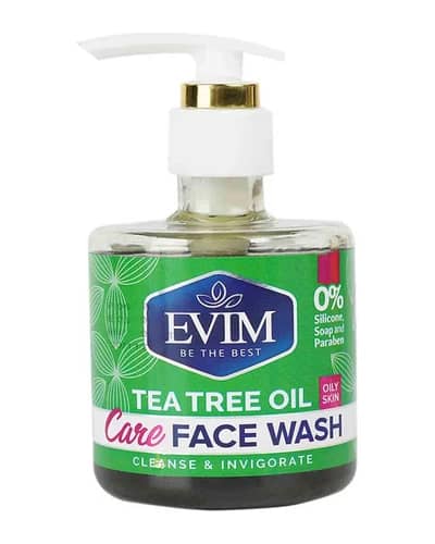 ژل شستشو صورت پوست چرب عصاره درخت چای ایویم 250ml