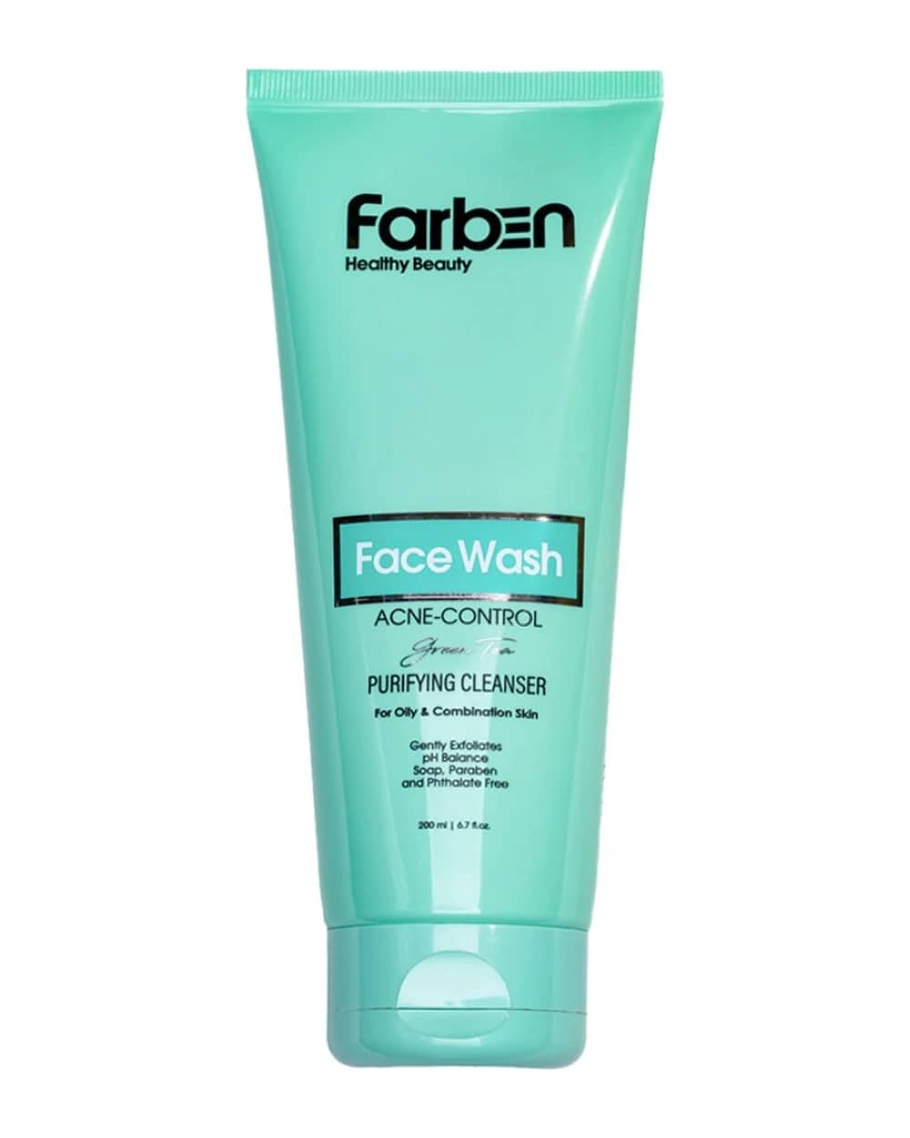 ژل شستشو صورت فاربن چای سبز 200ml