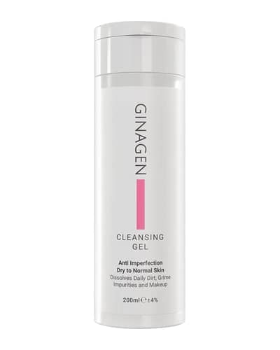 ژل شستشو ژیناژن مناسب پوست های خشک و نرمال 200ml