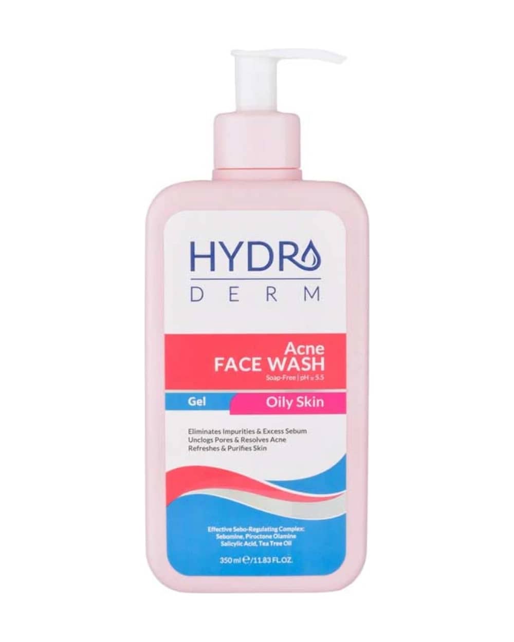 ژل شستشو صورت هیدرودرم پوست چرب 350ml