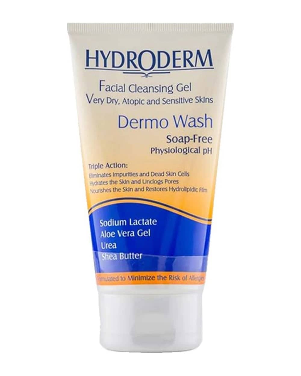 ژل شستشو صورت هیدرودرم پوست خشک و حساس 150ml