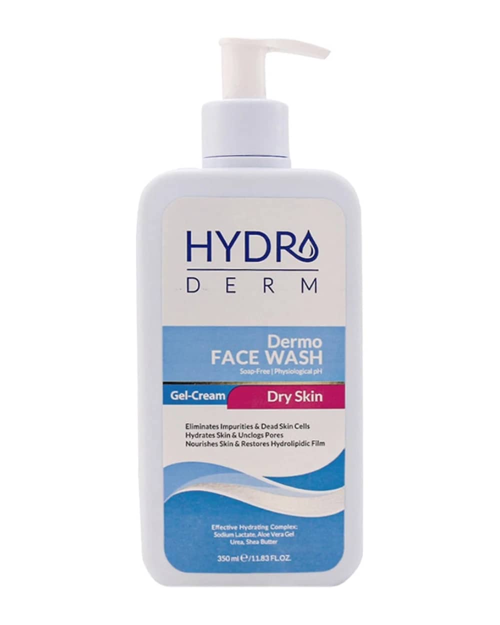 ژل کرم شستشو صورت هیدرودرم پوست بسیار خشک و حساس 350ml