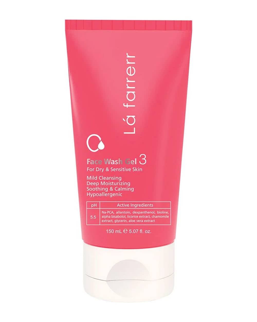 ژل شستشوی پوست های خشک و حساس لافارر 150ml