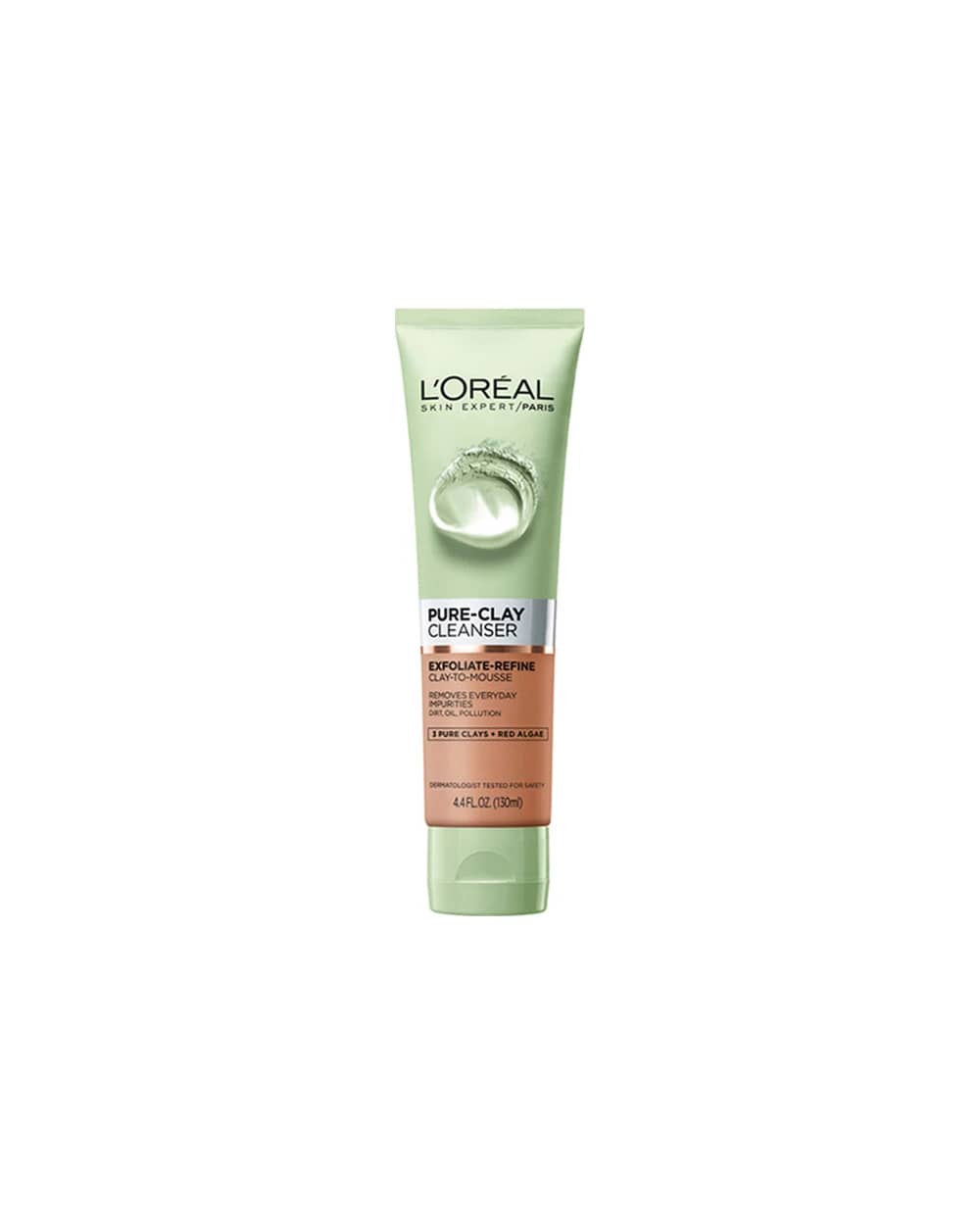 ژل شستشوی صورت خاک رس و جلبک قرمز لورال 130ml