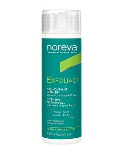 ژل شستشو صورت و بدن Exfoliac نوروا 200ml