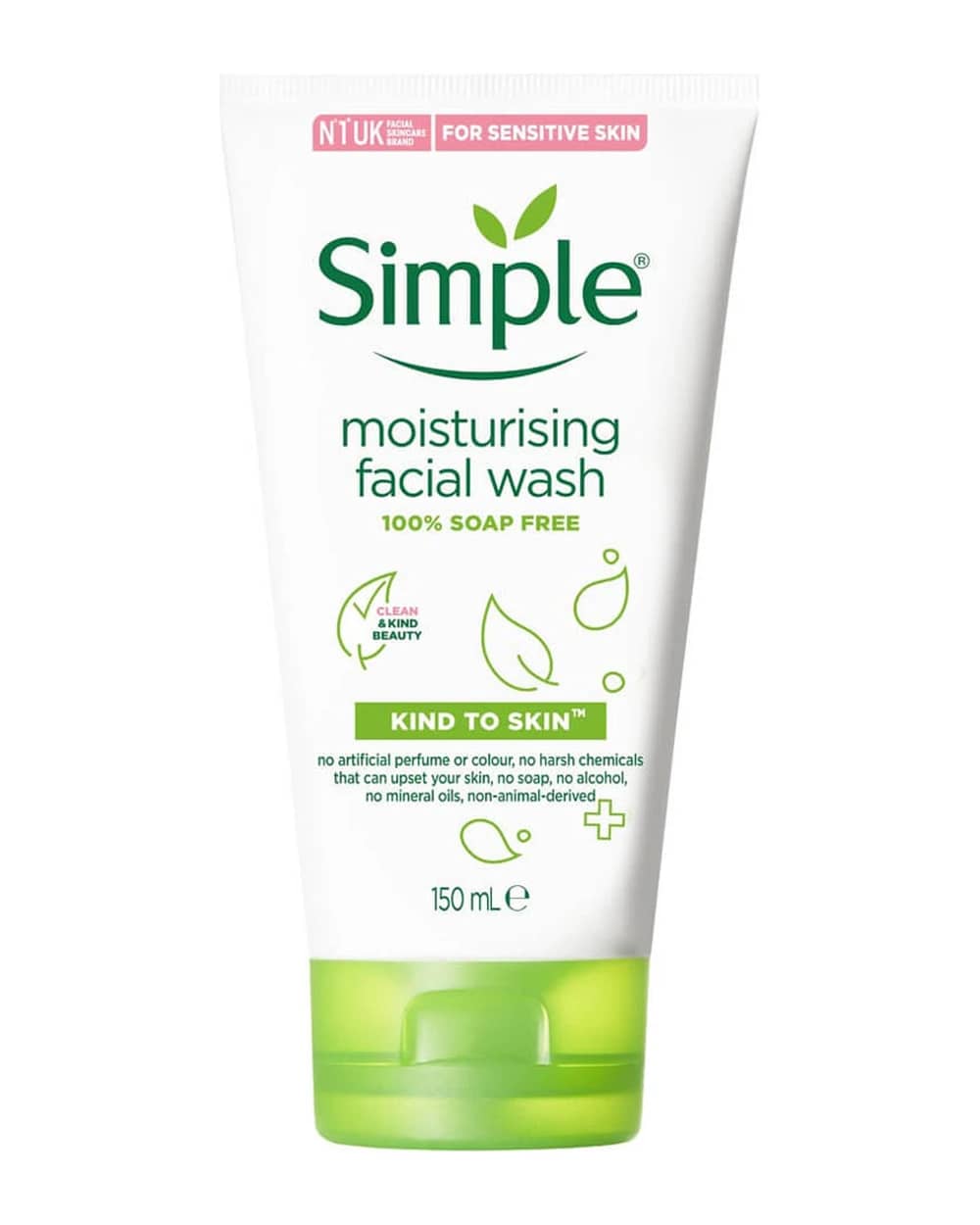 ژل شستشو پوست حساس Moisturising سیمپل 150ml