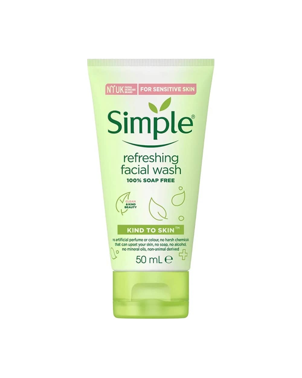 ژل شستشو پوست حساس Refreshing سیمپل 50ml