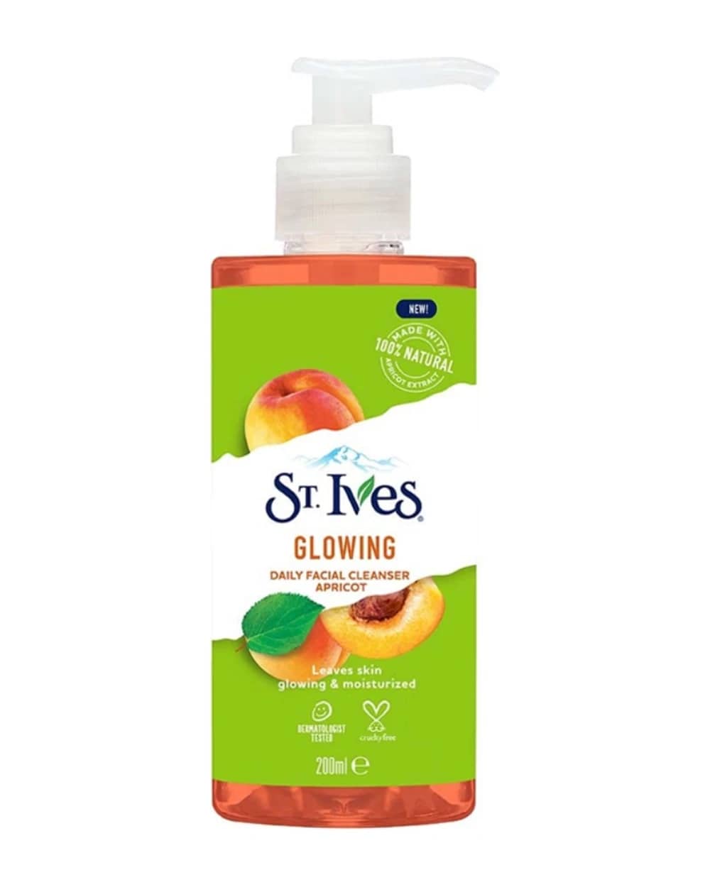 ژل شستشو عصاره زردآلو Glowing سینت ایوز 200ml