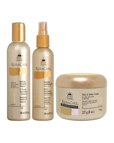 KeraCare Duo Shampoo e Balsamo Districanticon Natural Textures Crema Twist and Define