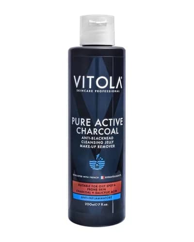 ژل شستشو صورت زغال فعال Pure Active ویتولا 200ml