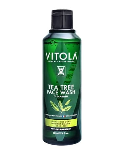 ژل شستشوی پوست چرب و مختلط Tea Tree ویتولا 225ml