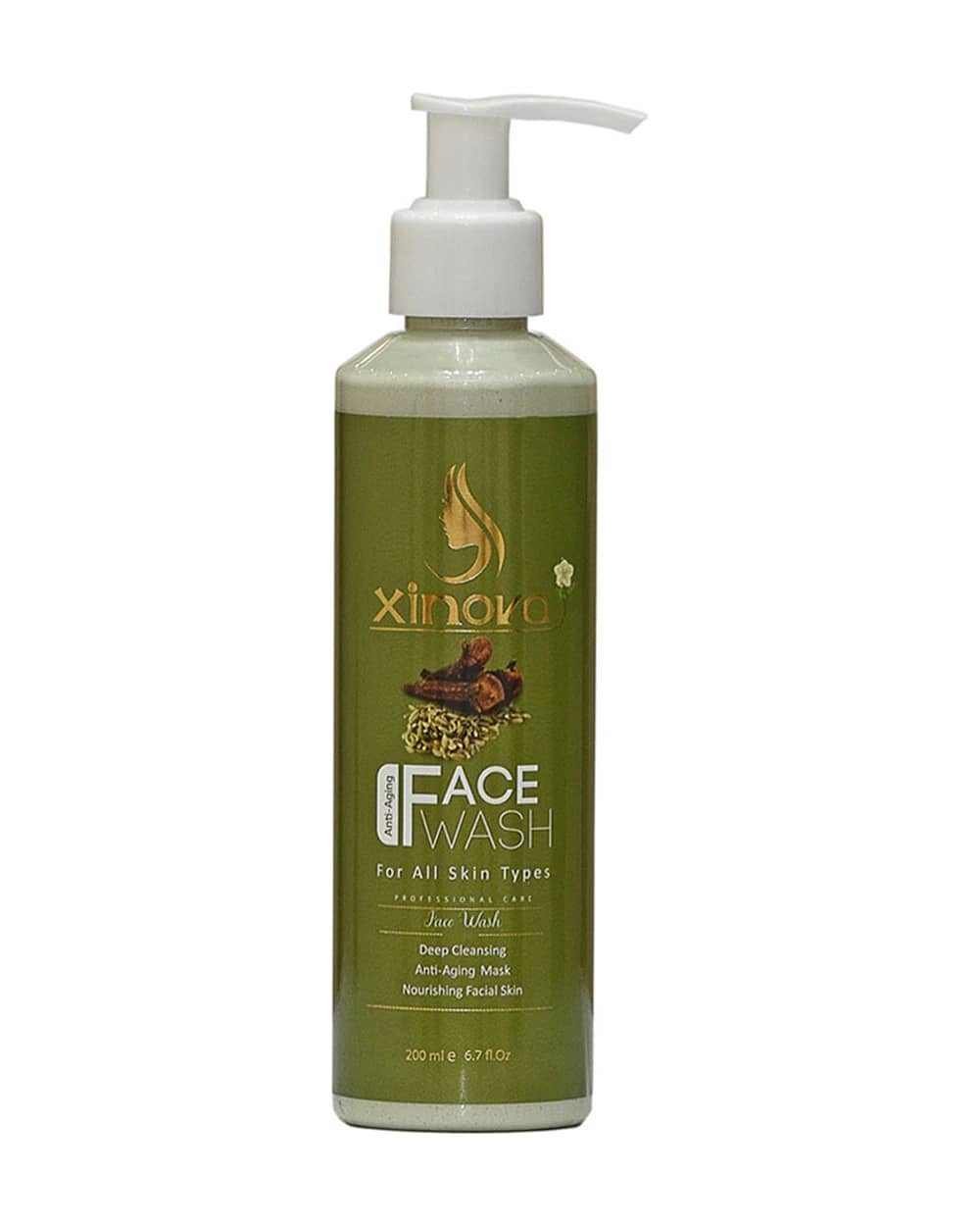 ژل شستشو صورت رازیانه و میخک ژینووا 200ml