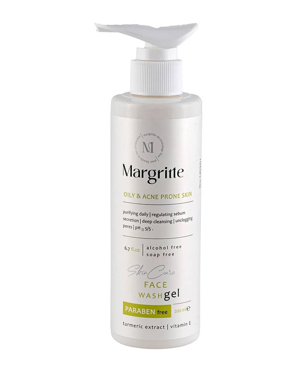 ژل شستشو پوست چرب مارگریت 200ml