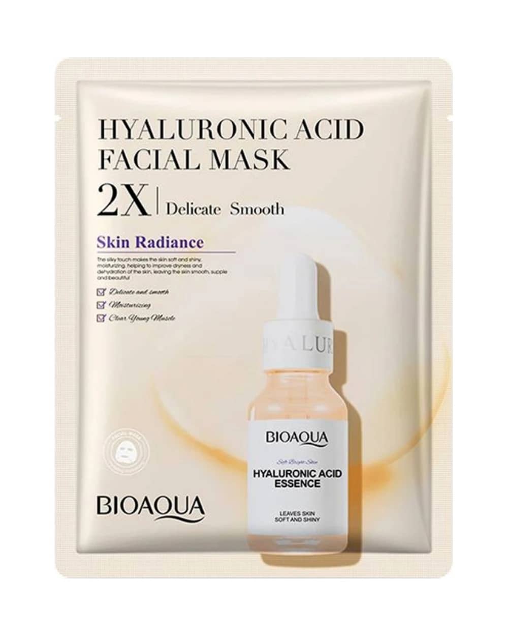 ماسک نقابی آبرسان Hyaluronic Acid 2X بایوآکوا 30gr