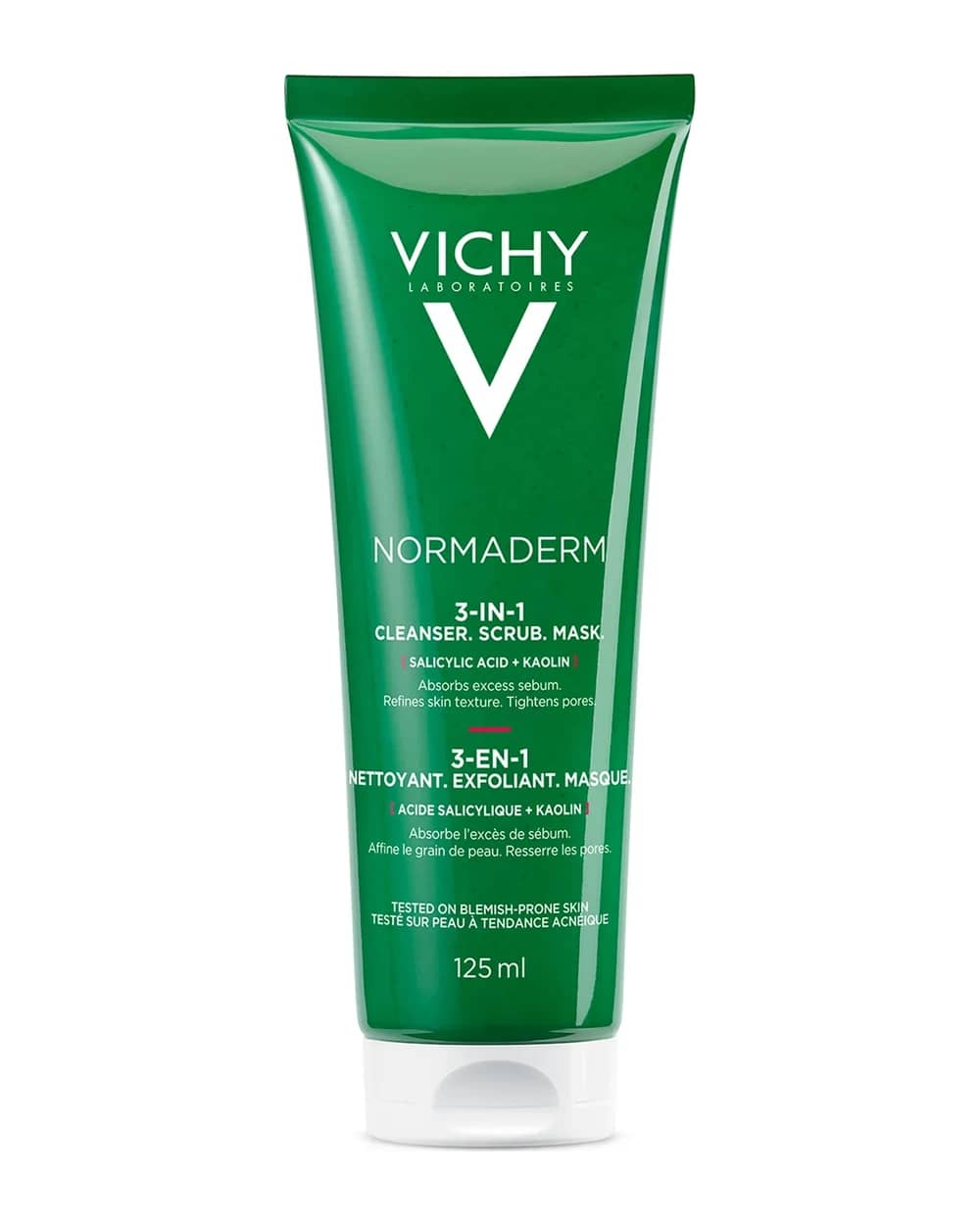 VICHY Normaderm 3-in-1 detergente + scrub + maschera 125 ml