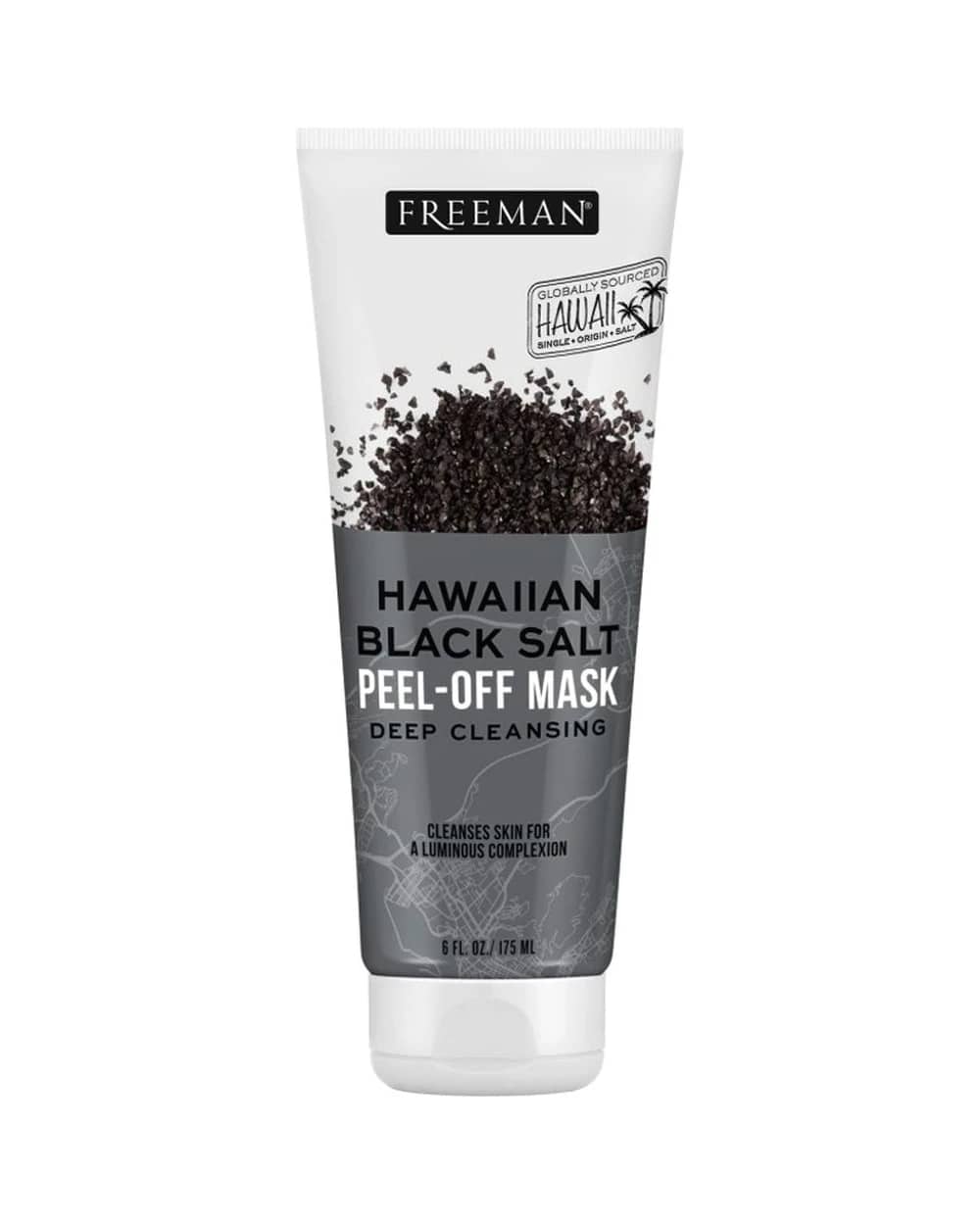 ماسک صورت پیل آف نمک سیاه هاوایی فریمن 175ml