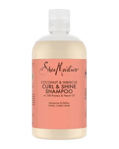 Shea Moisture Curl & Shine shampoo cocco e ibisco 379 ml