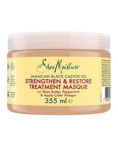 Shea Moisture Jamaican Black olio di castro maschera trattamento rinforzante e rigenerante 355 ml